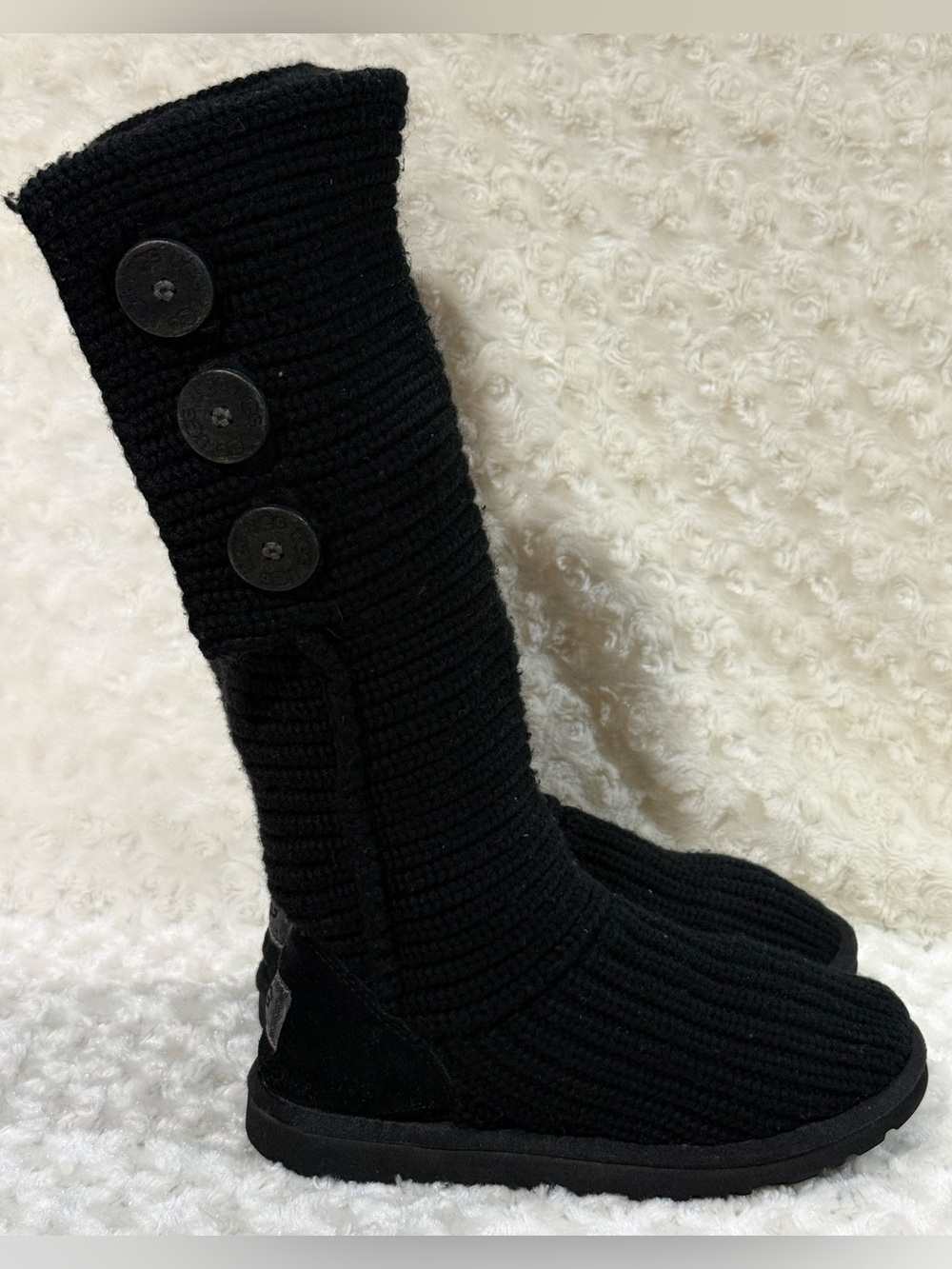 UGG Cardy Knit Boots, women’s sz 6